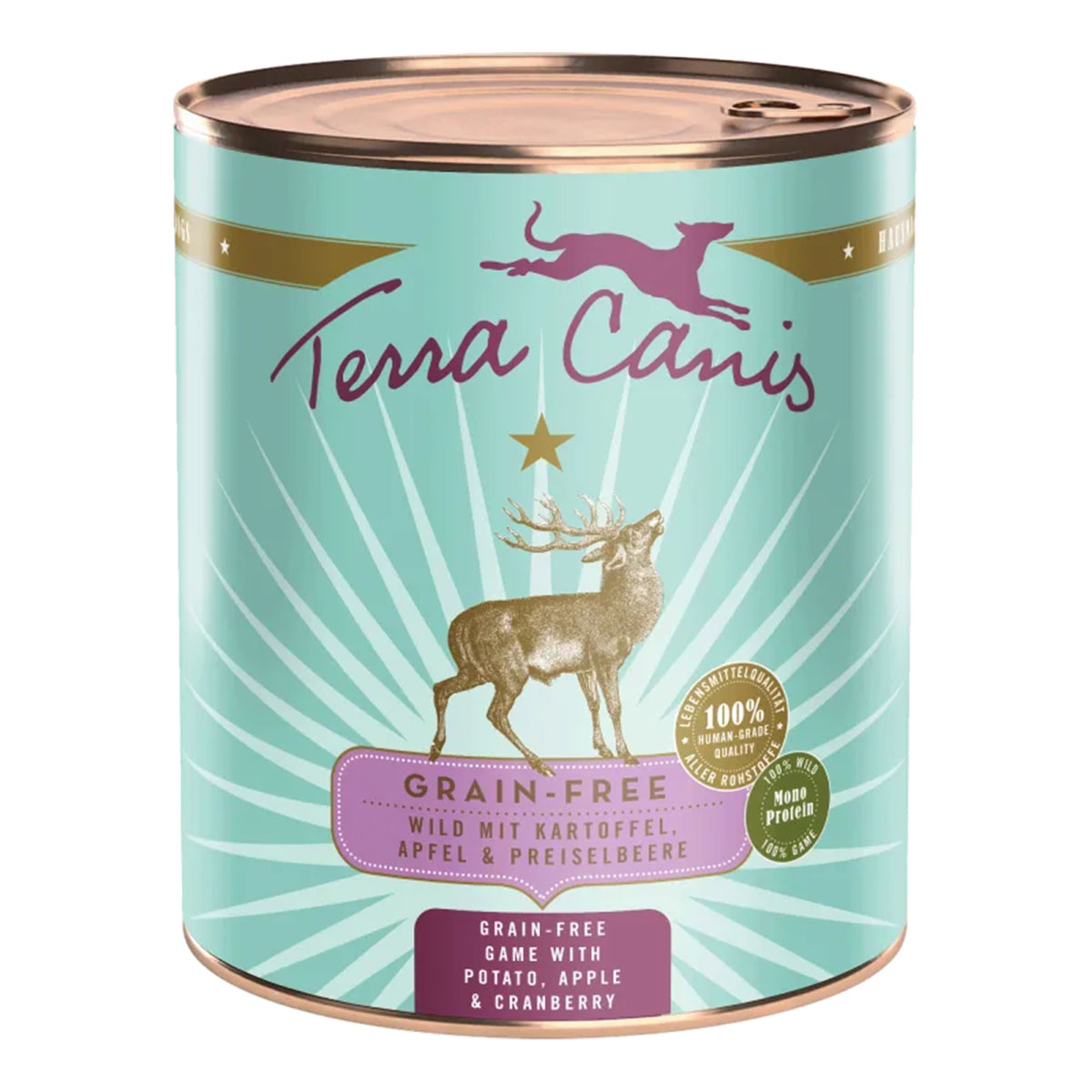 Terra Canis getreidefrei Wild mit Kartoffeln, Apfel und Preiselbeeren