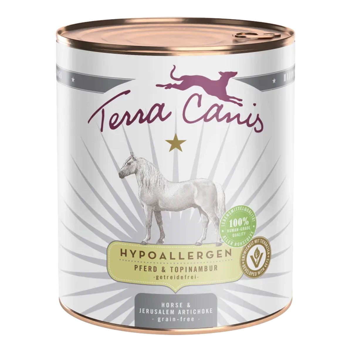 Terra Canis HYPOALLERGEN Pferd mit Topinambur, getreidefrei