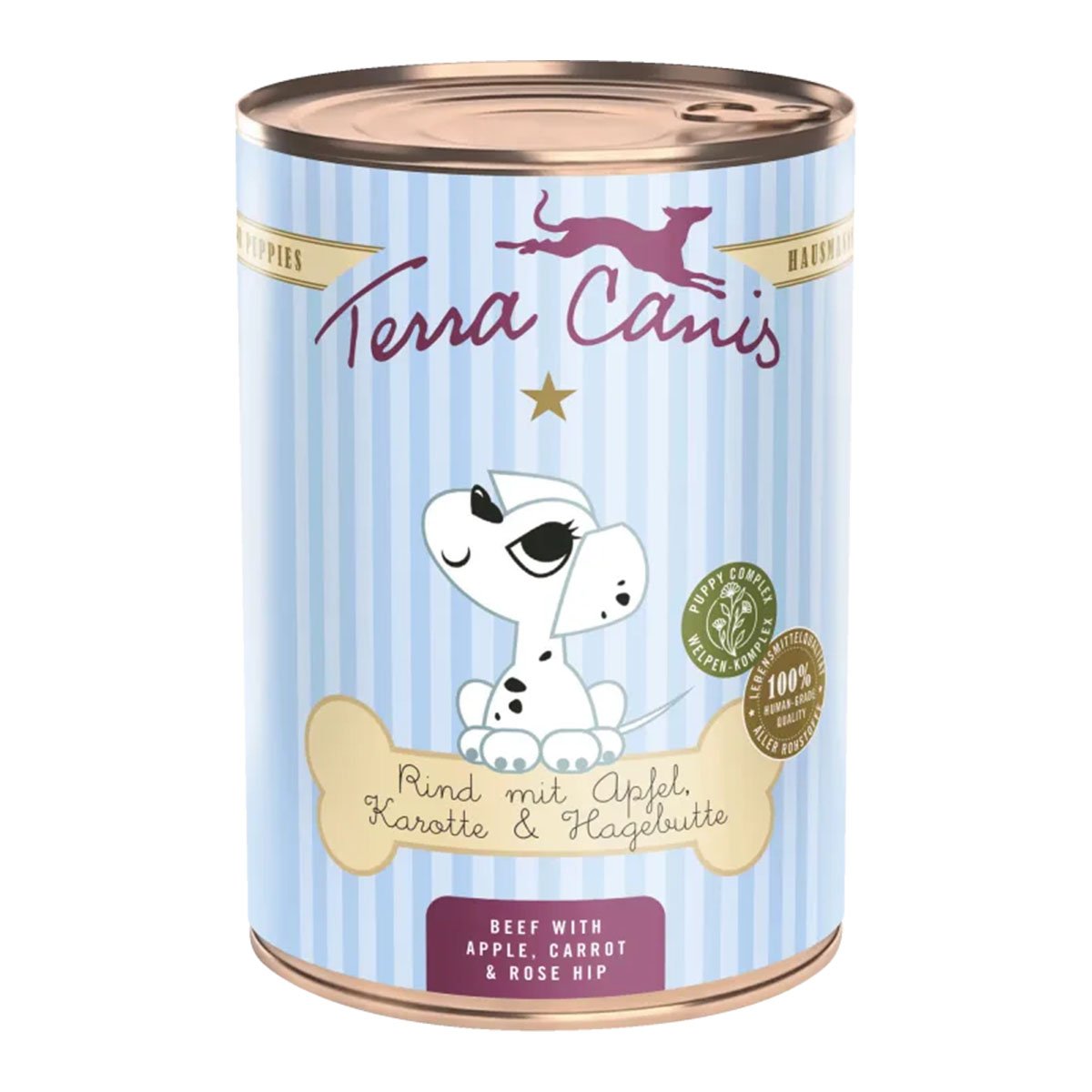 Terra Canis WELPE Rind, Apfel, Karotte und Hagebutte