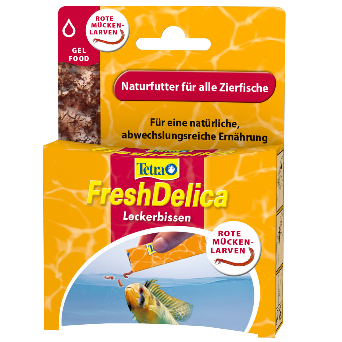 Tetra Gelfutter FreshDelica Rote Mückenlarven 48g