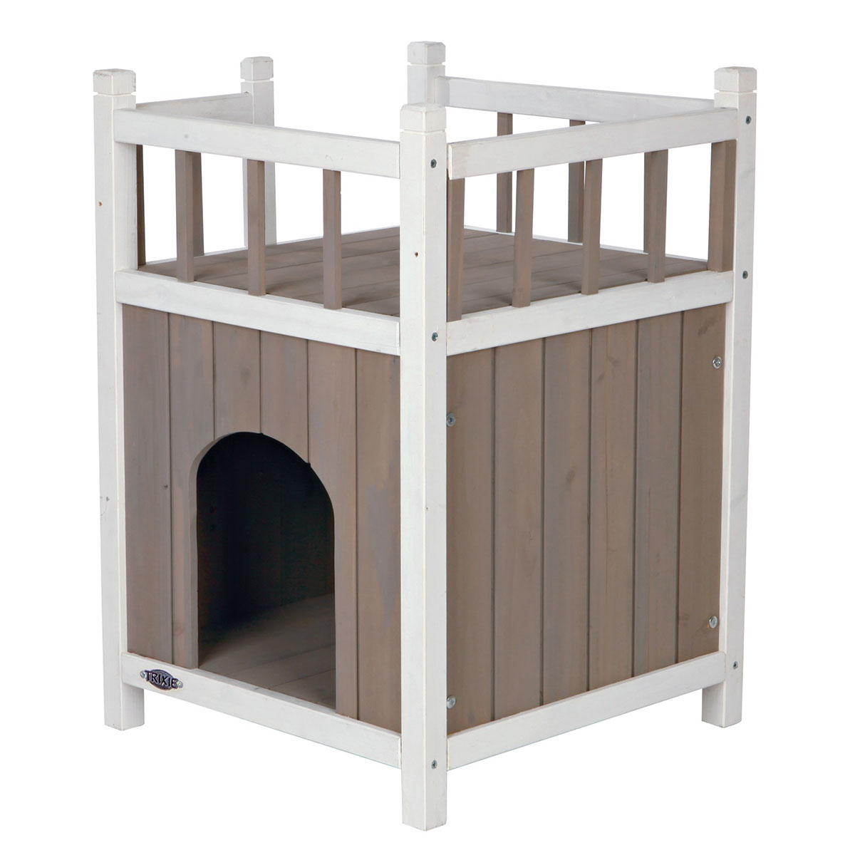 Trixie Natura Katzenhaus Cat's Home mit Balkon 