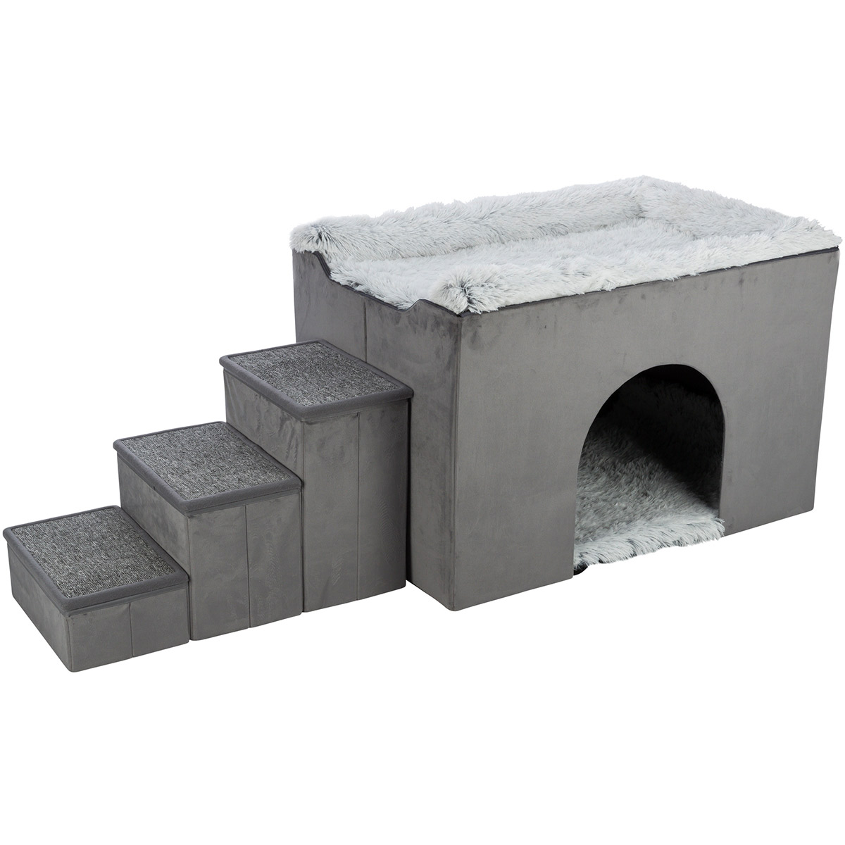 Trixie Höhle Harvey mit Treppe 154×60×60 cm | Gebrauchtware