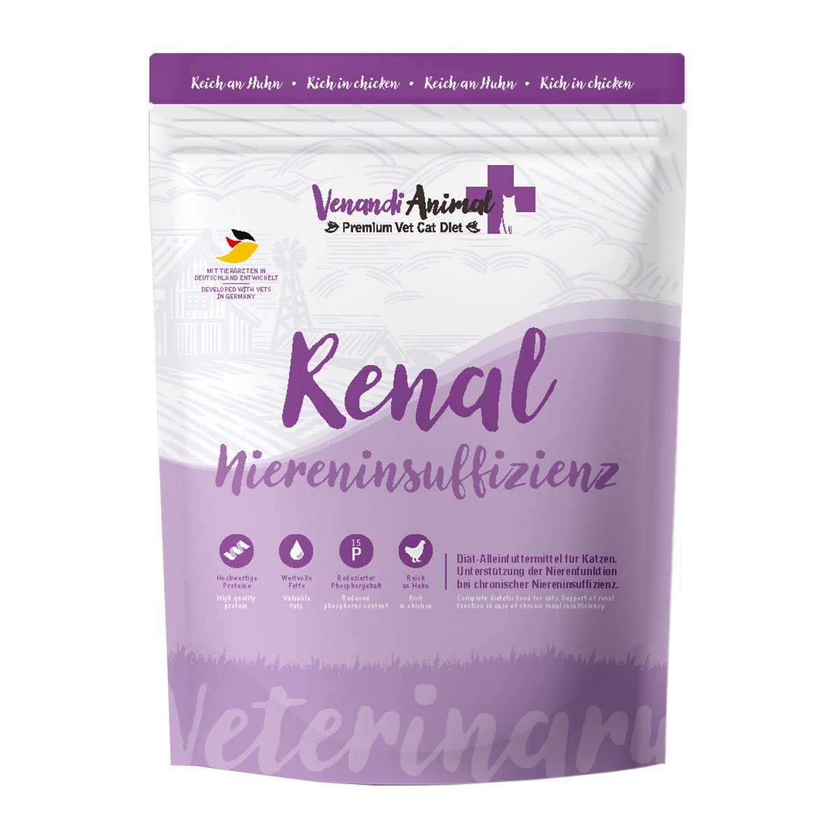 Venandi Animal Vet Diät Renal Niereninsuffizienz 1,5kg