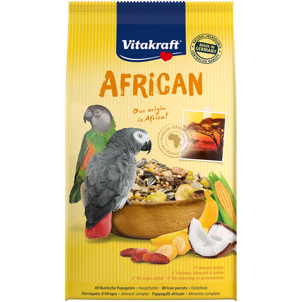 Vitakraft African Hauptfutter für afrikanische Papageien