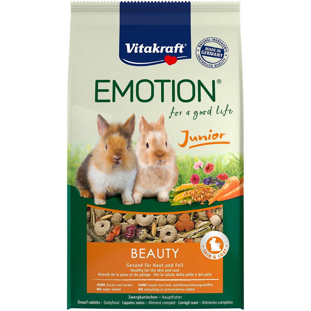 Vitakraft Emotion Beauty Selection Junior Zwergkaninchen 600g