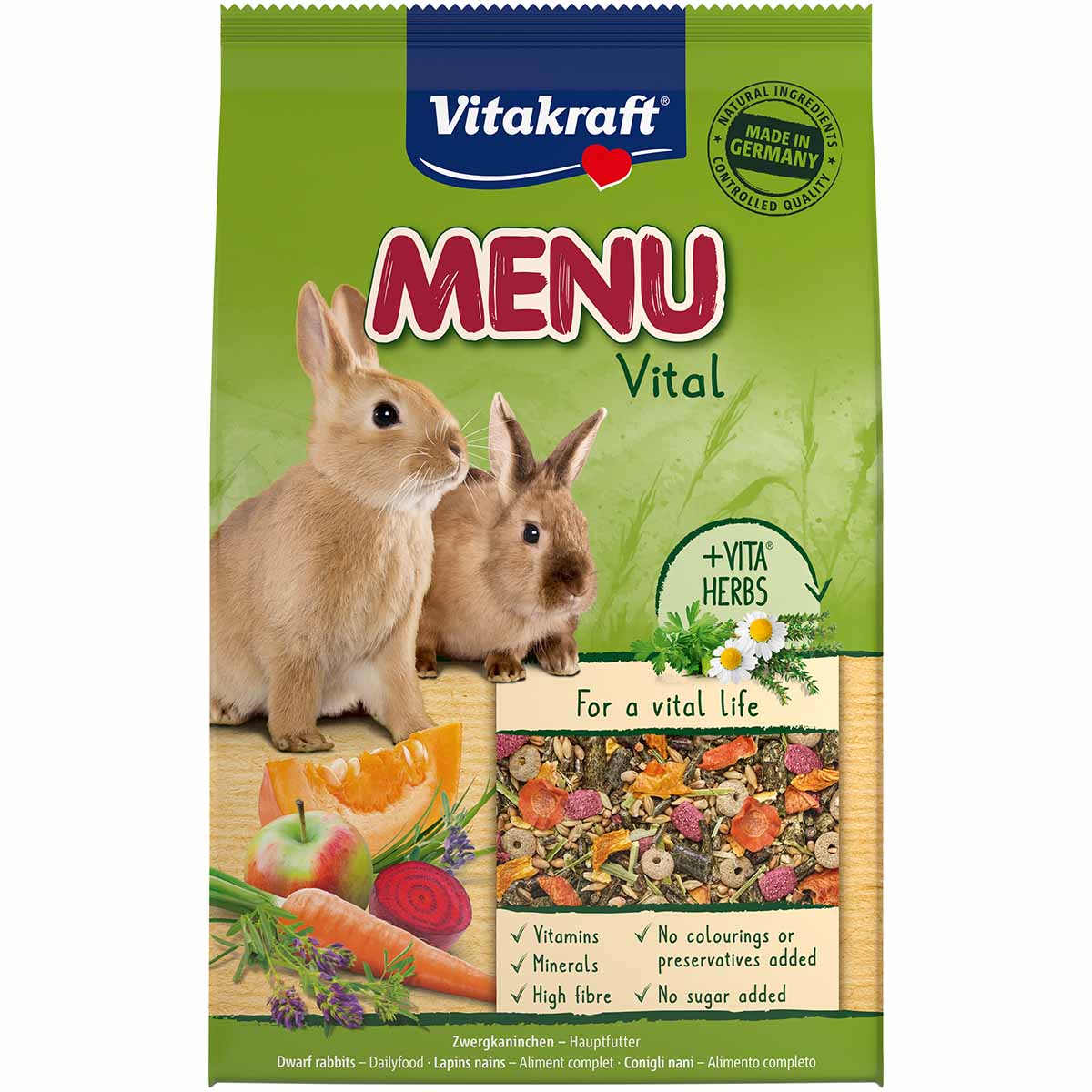 Vitakraft Menü Vital für Zwergkaninchen