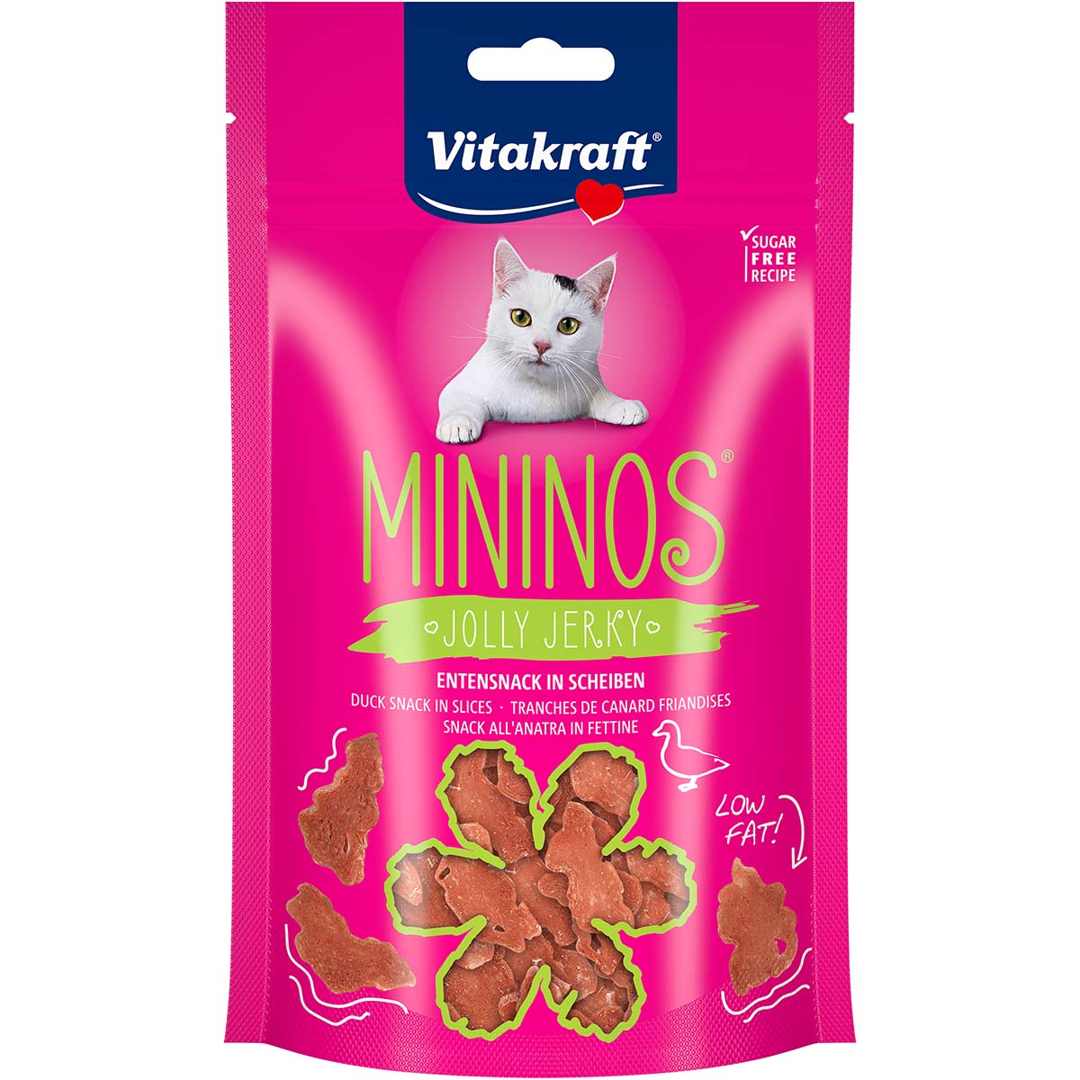 Vitakraft Mininos Entensnack in Scheiben