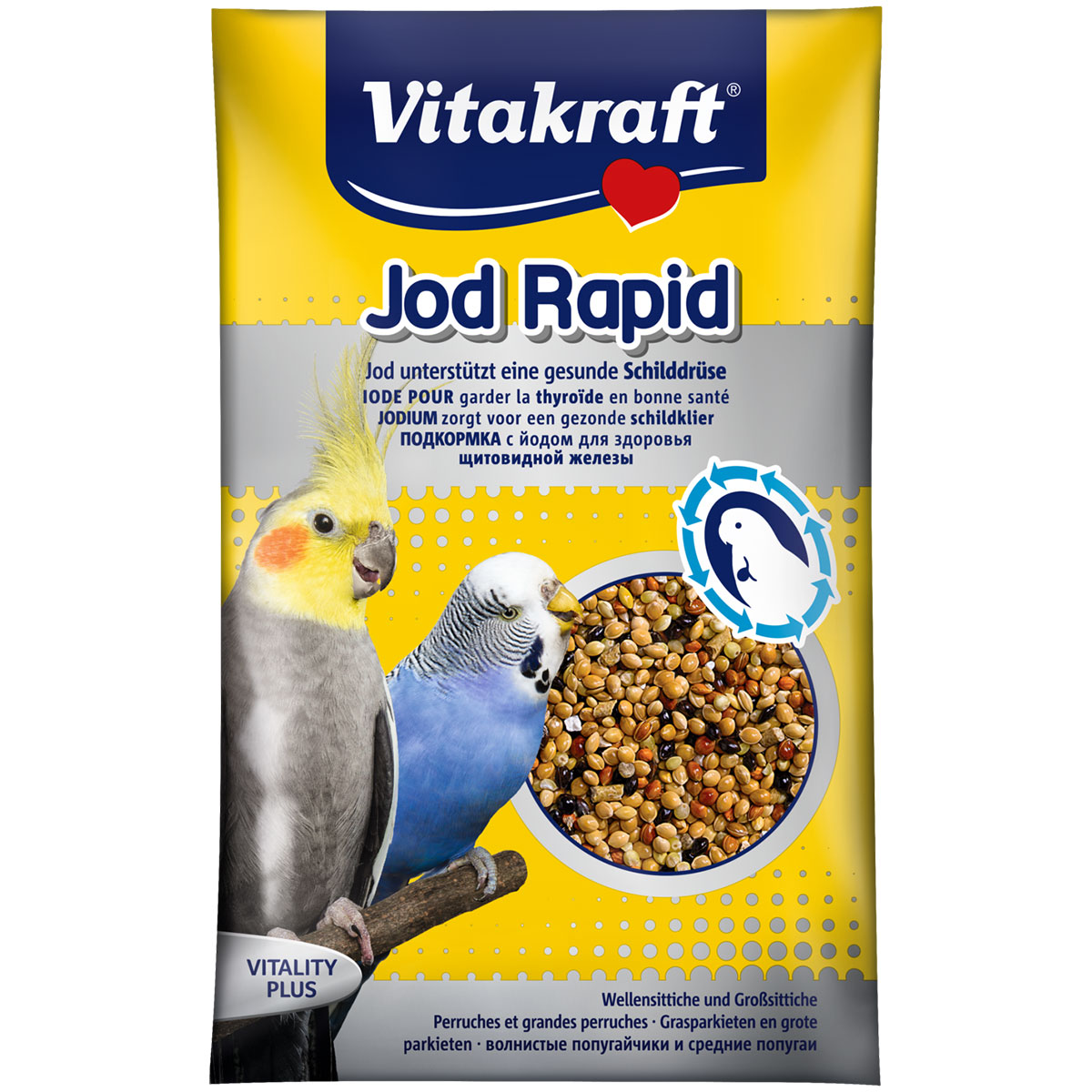 Vitakraft Sittich-Futter Jod Rapid