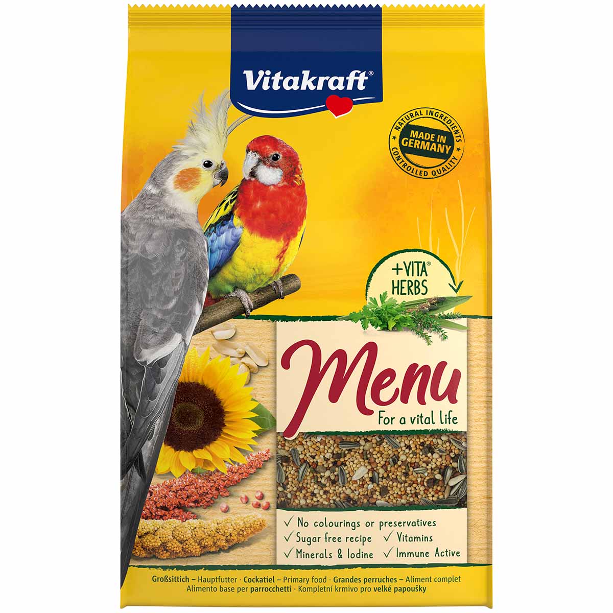 Vitakraft Premium Menü Großsittiche
