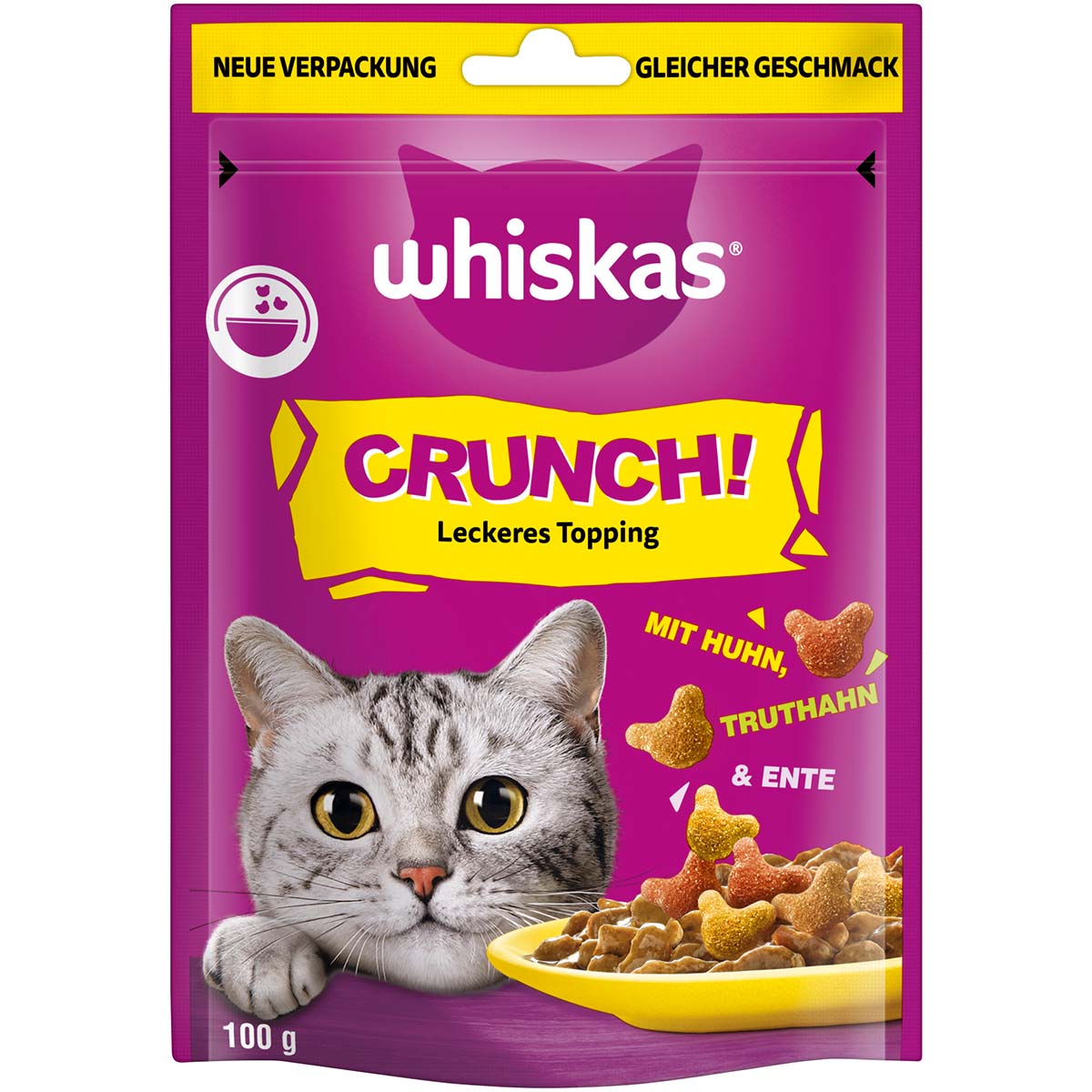 Whiskas Crunch Huhn, Truthahn &amp; Ente