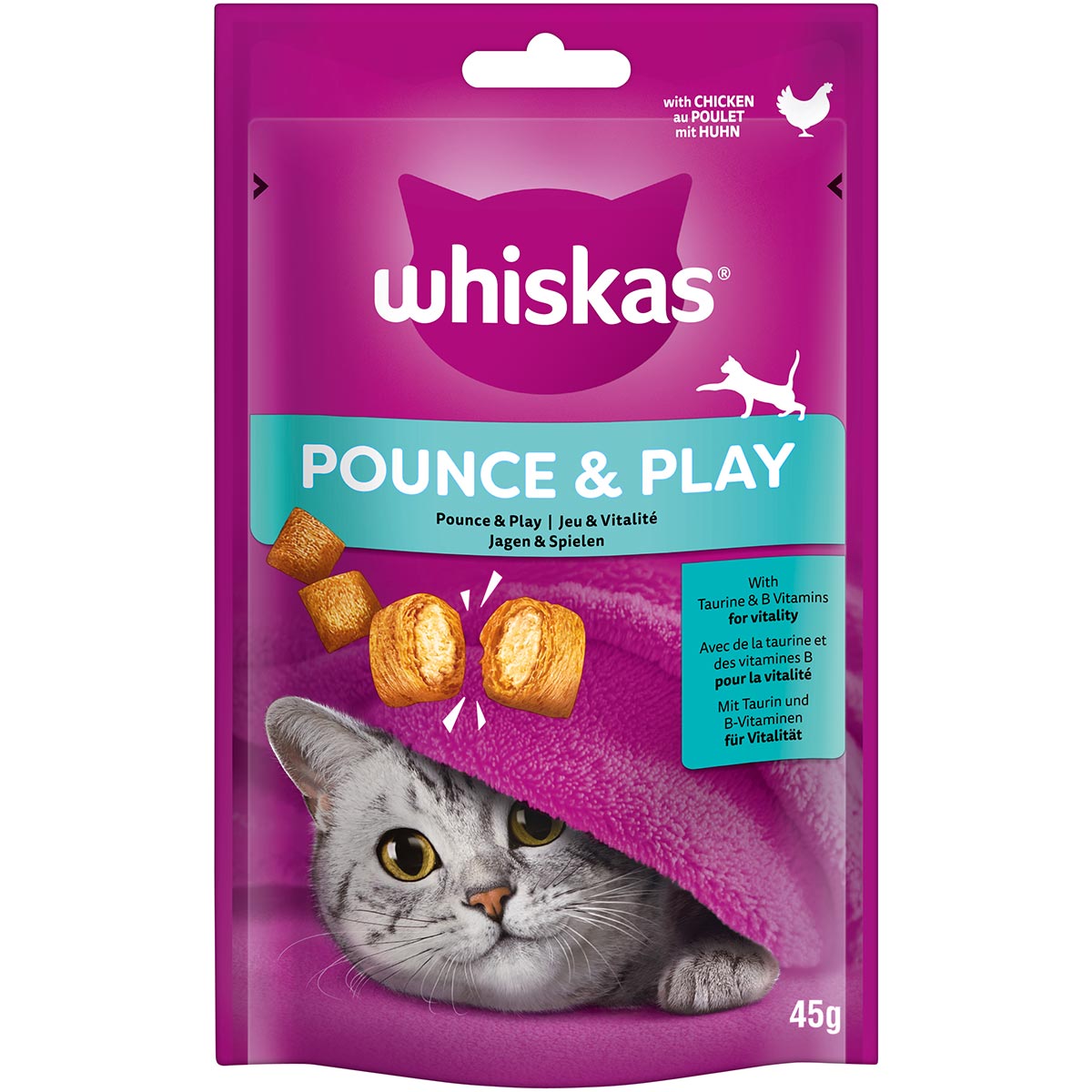 Whiskas Jagen &amp; Spielen mit Huhn