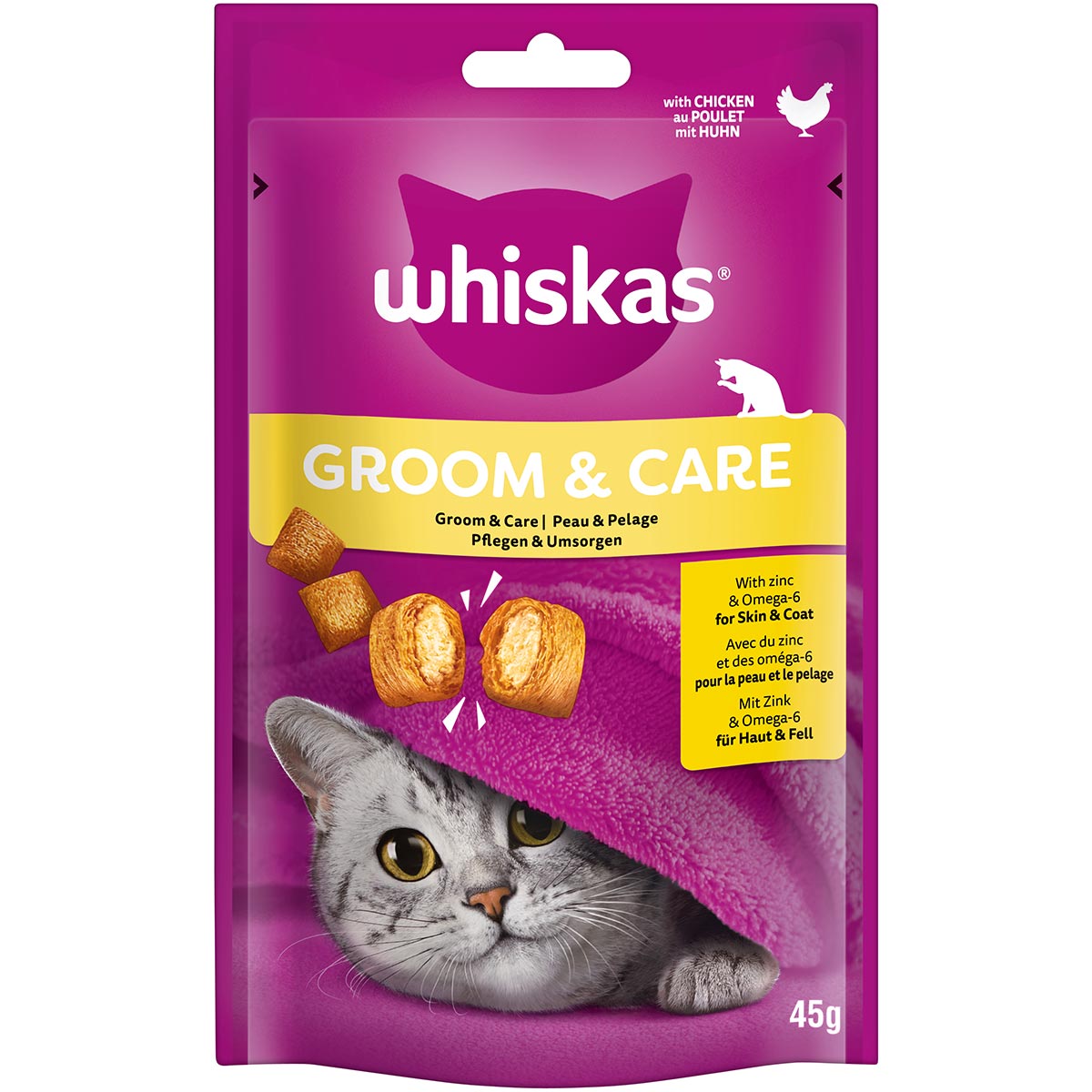 Whiskas Pflegen &amp; Umsorgen mit Huhn