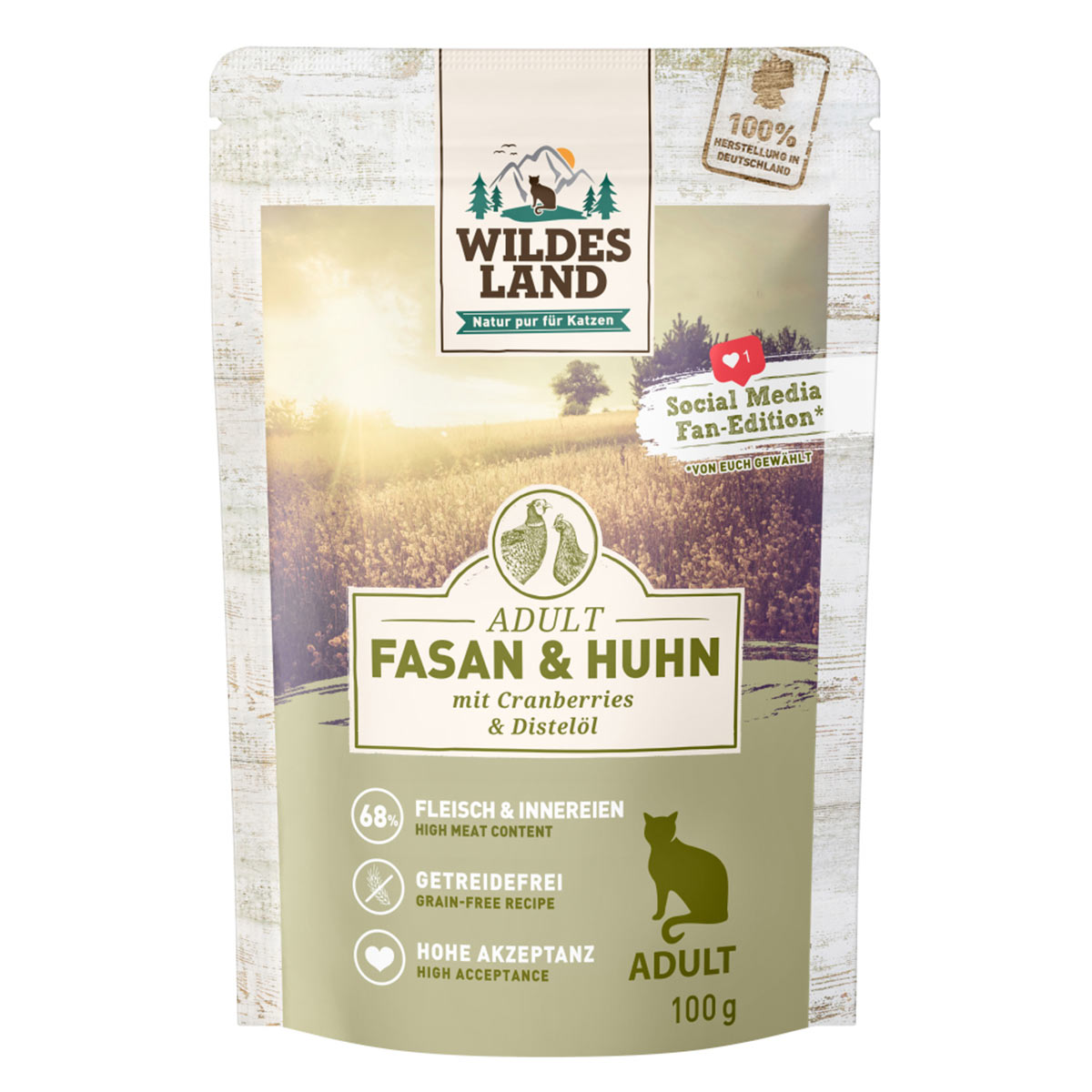 Wildes Land Fasan und Huhn mit Cranberries