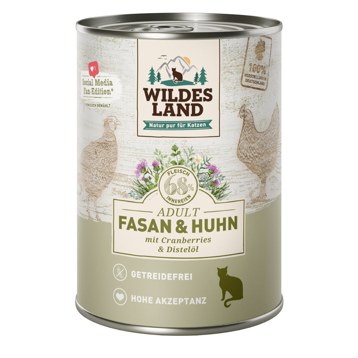 Wildes Land Fasan und Huhn mit Cranberries