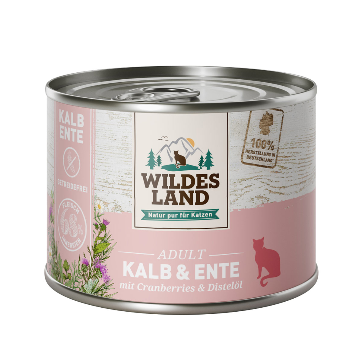 Wildes Land Kalb und Ente mit Cranberries