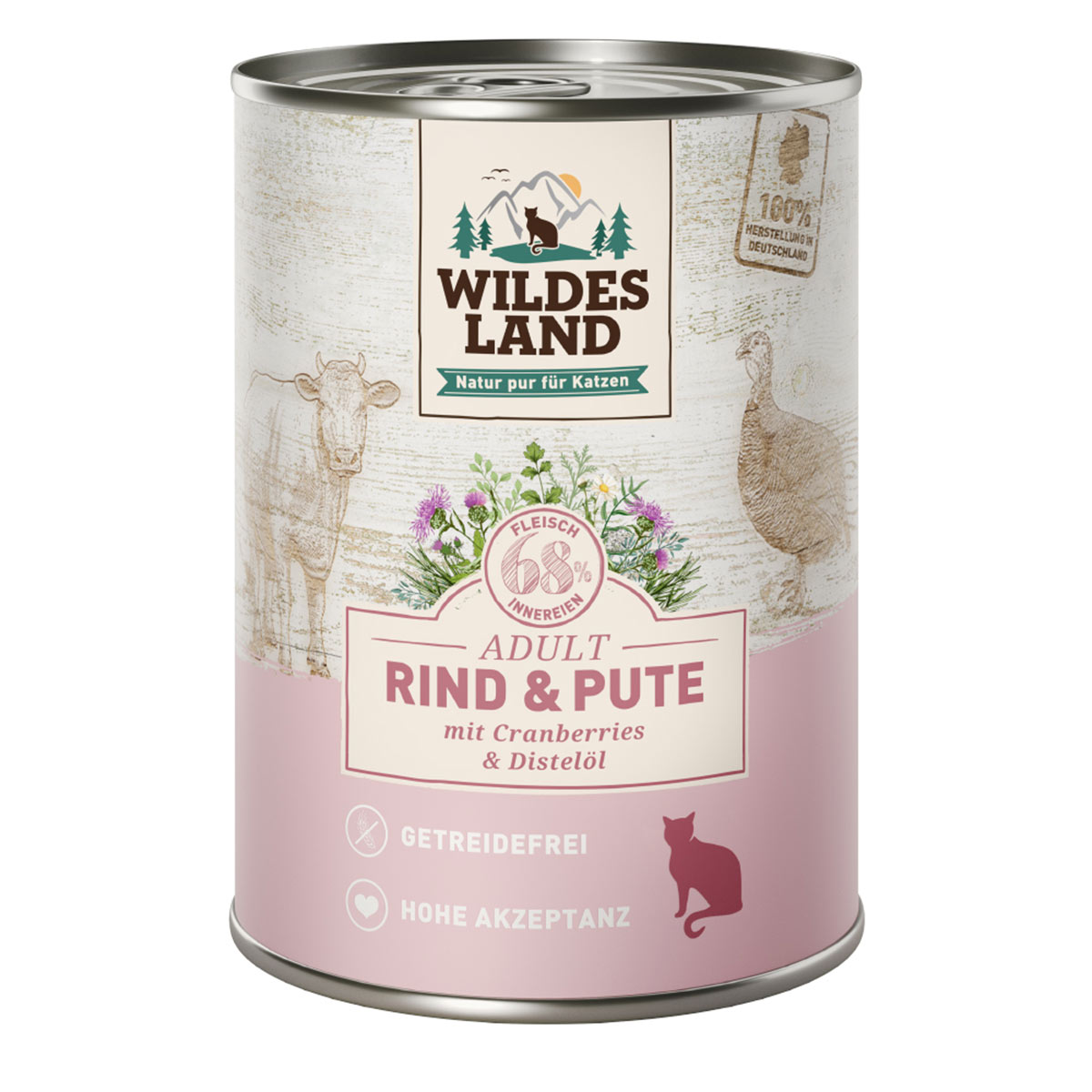 Wildes Land Rind und Pute mit Cranberries