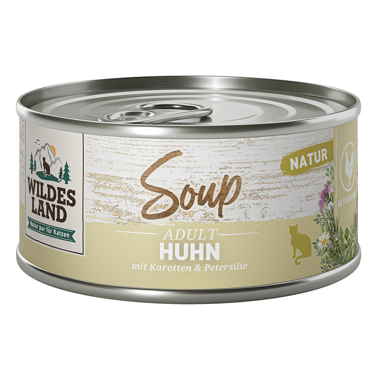 Wildes Land Soup Huhn mit Karotten