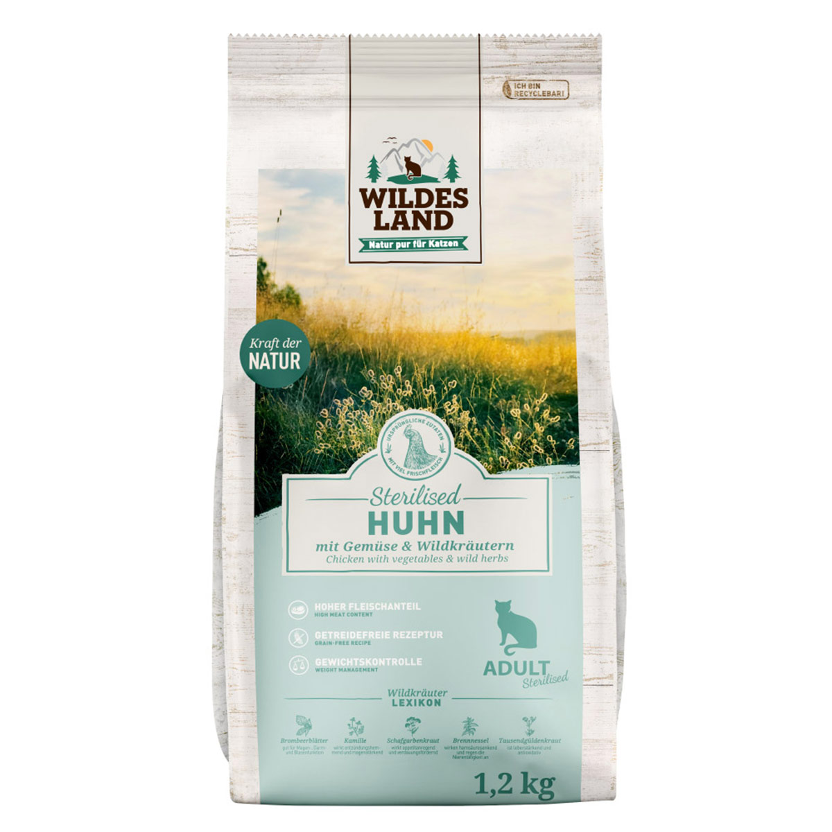 Wildes Land Adult Sterilised Huhn