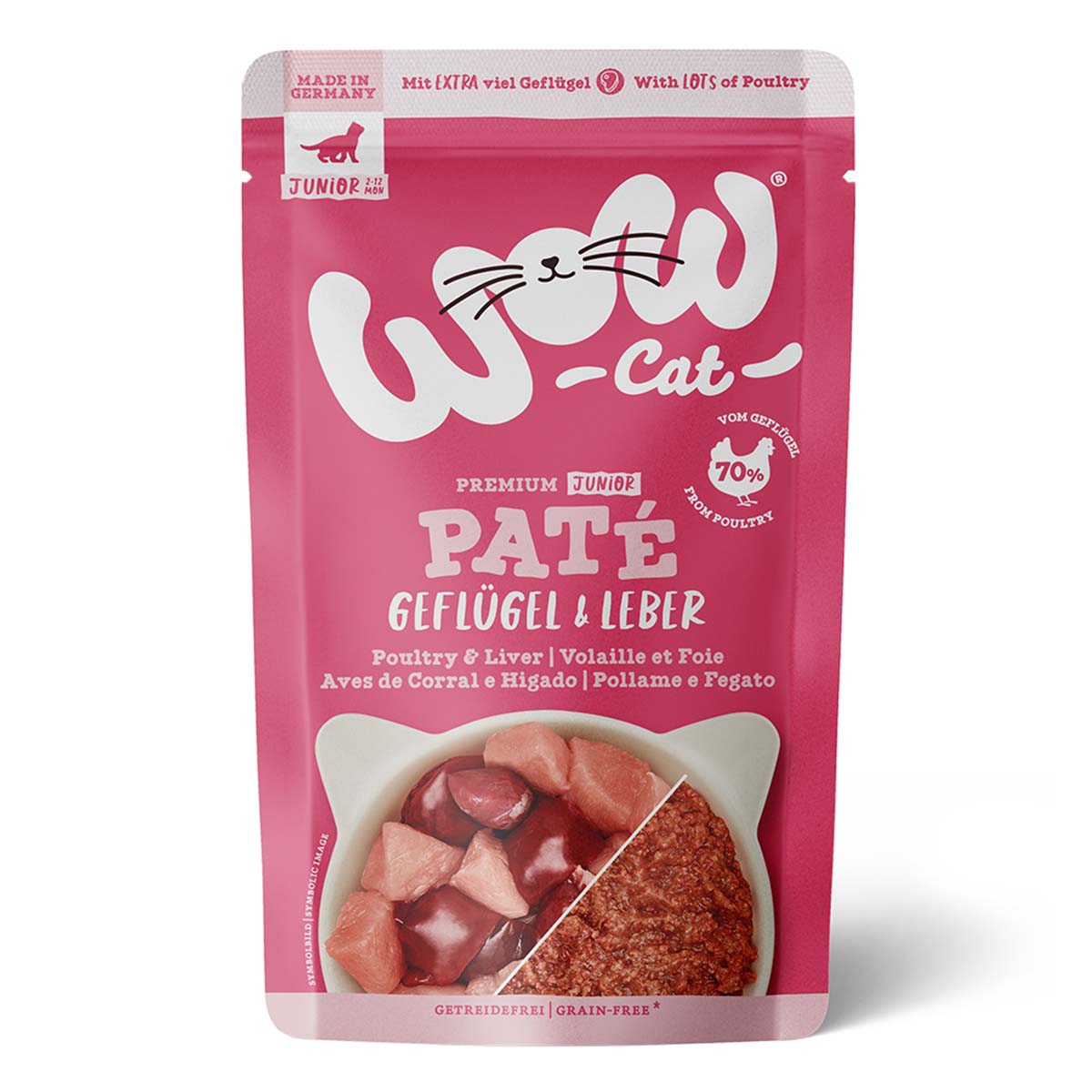 WOW CAT Junior Geflügel &amp; Leber