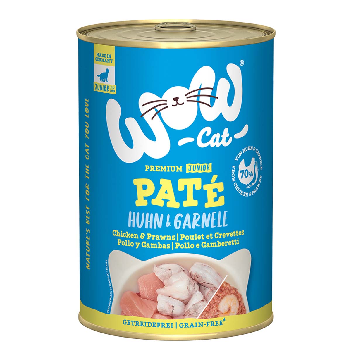 WOW CAT Junior Huhn &amp; Garnele