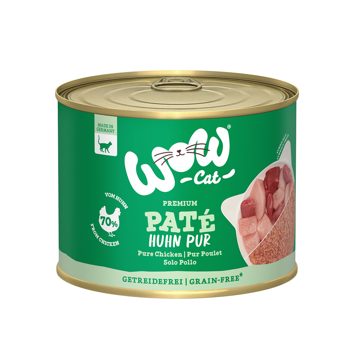 WOW CAT Adult Huhn Pur
