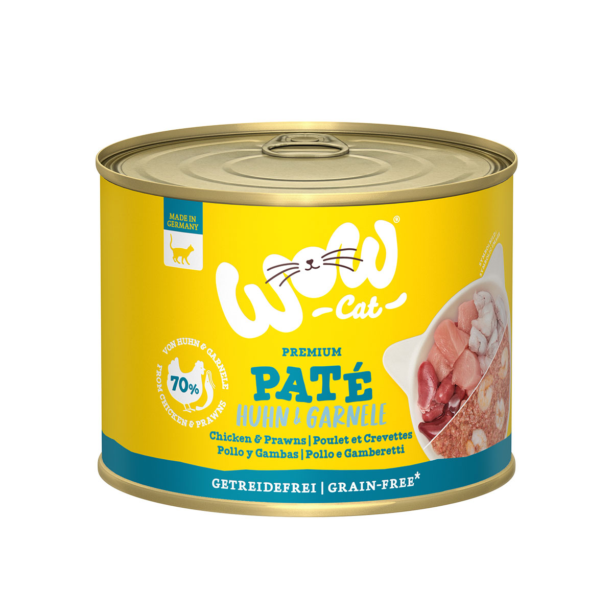 WOW CAT Adult Huhn &amp; Garnelen