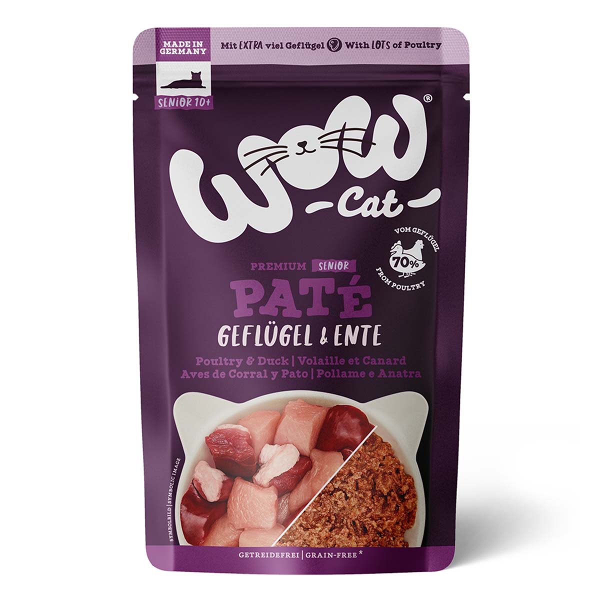 WOW CAT Senior Geflügel &amp; Ente