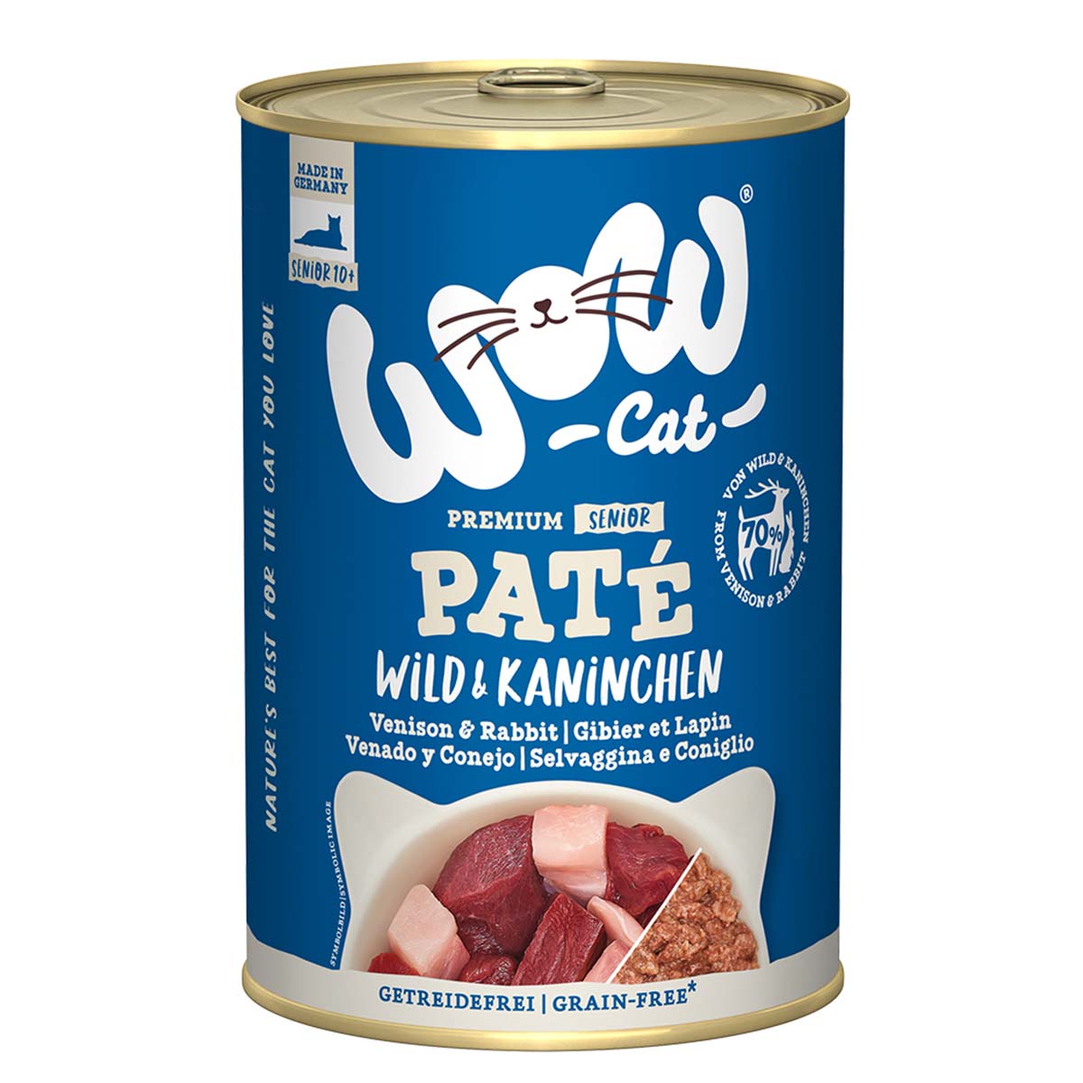 WOW CAT Senior Wild &amp; Kaninchen