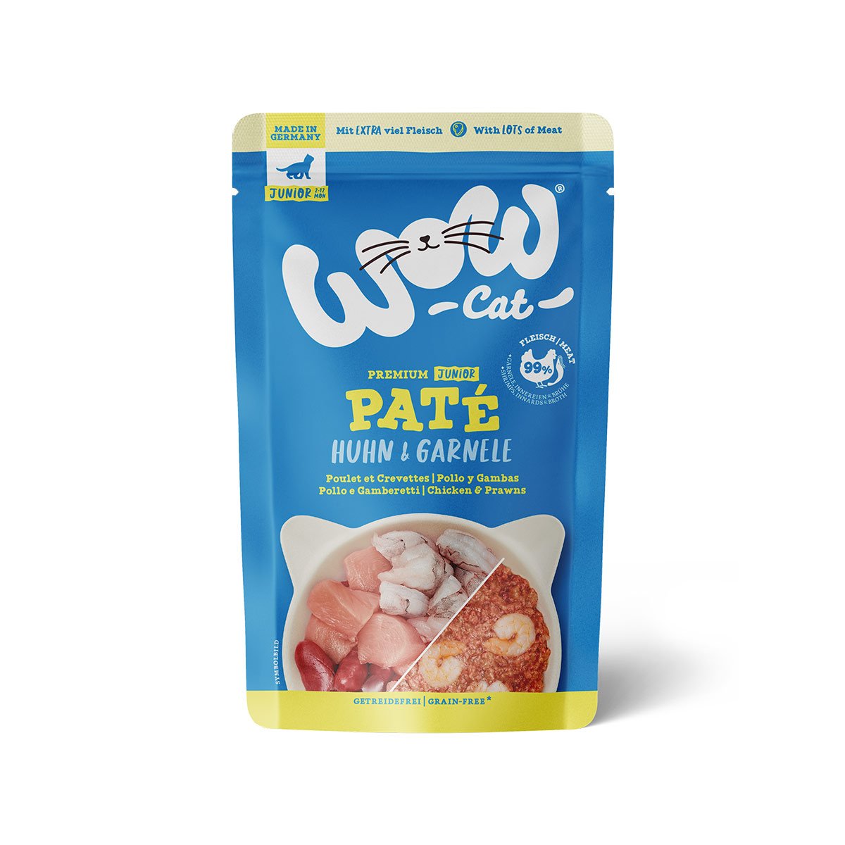 WOW CAT Junior Huhn &amp; Garnele