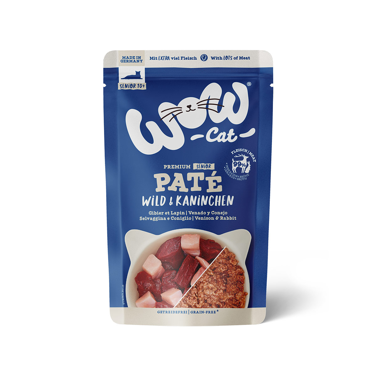 WOW CAT Senior Wild &amp; Kaninchen