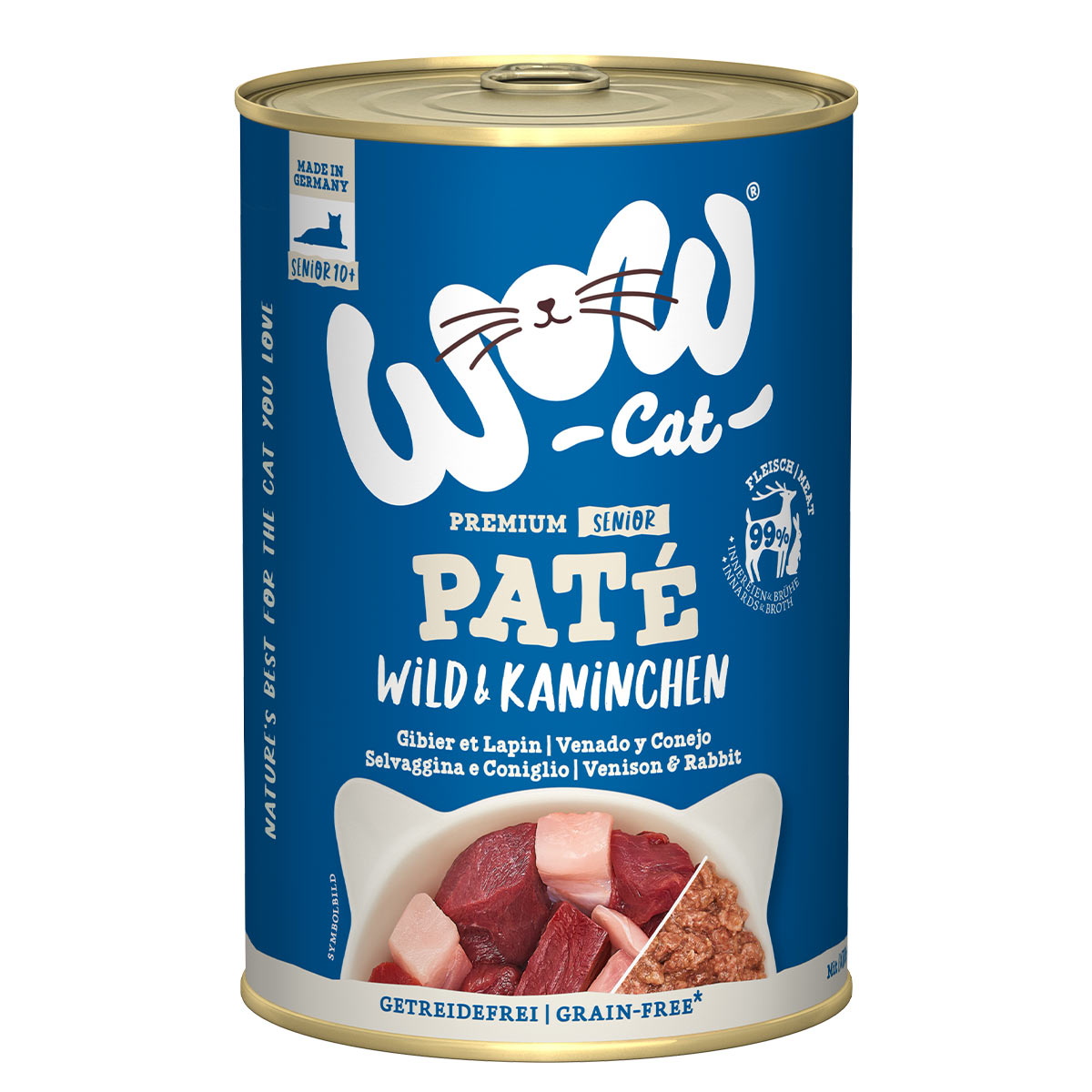WOW CAT Senior Wild &amp; Kaninchen