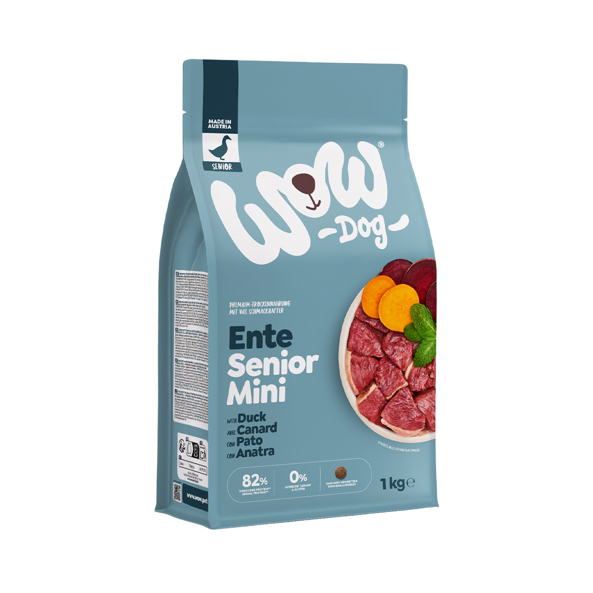WOW DOG TROCKEN Minis SENIOR Ente 1 kg