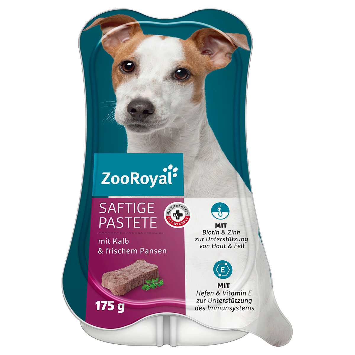 ZooRoyal Saftige Pastete mit Kalb &amp; frischem Pansen